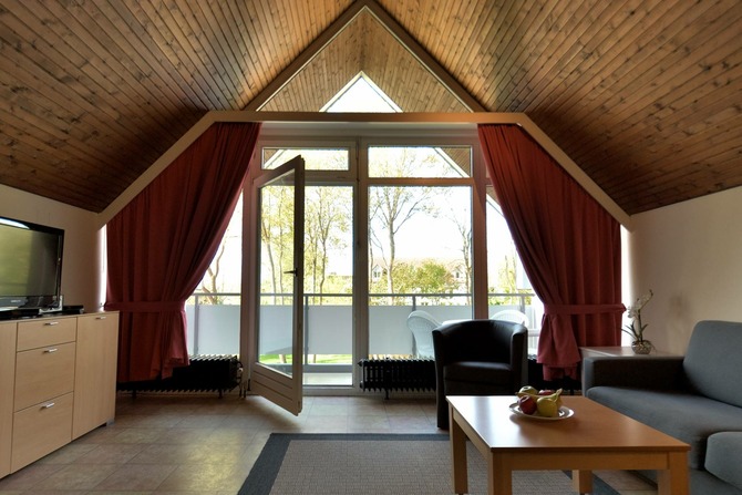 Appartement in Pelzerhaken - Appartement im Ferienpark AM WALDRAND - S&uuml;dbalkon mit &Uuml;berdachung
