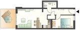 Ferienwohnung in Zinnowitz - Villa Marin - Grundriss