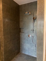 Ferienwohnung in Gro&szlig;enbrode - Meerblickvilla 09 - Dusche im Saunabereich