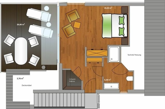 Ferienhaus in Neustadt - KYST 54&deg;10 Floating Home 2 - Bild 7