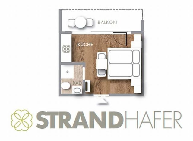 Ferienwohnung in Gr&ouml;mitz - Haus am Kurpark - Strandhafer - Bild 2