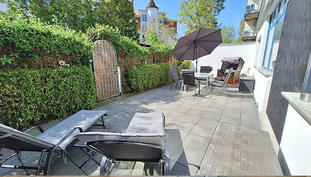 Ferienhaus in Heringsdorf - BRINKMANNHAUS Johanna historisch viel Platz fast am Strand Sauna Terrasse Grill - Bild 21