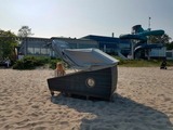 Ferienwohnung in Eckernf&ouml;rde - Schlafstrandkorb S&uuml;d-H&ouml;he Wellenbad - Bild 2
