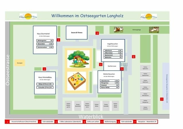 Ferienwohnung in Waabs - Ostseegarten Langholz - Ferienwohnung Schwalbe für bis zu 2 Personen - Bild 14